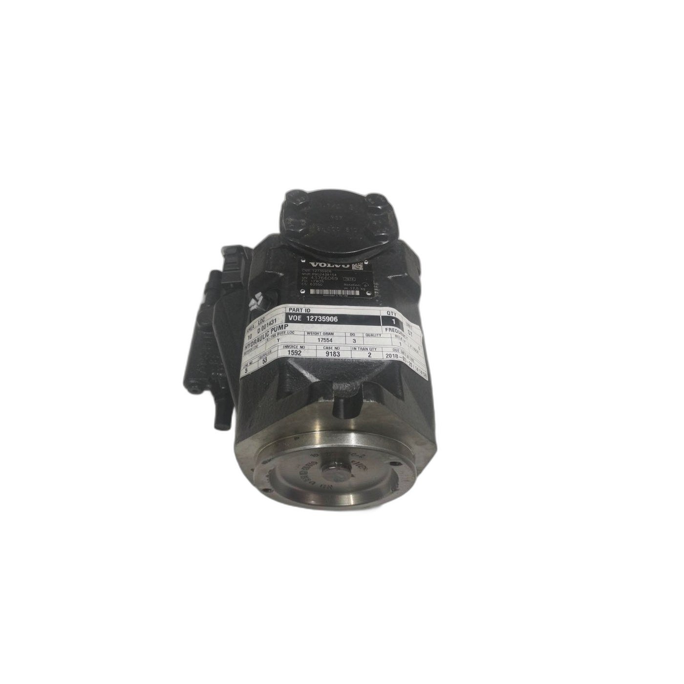 Hydraulic pump 12735906 for Volvo Excavator