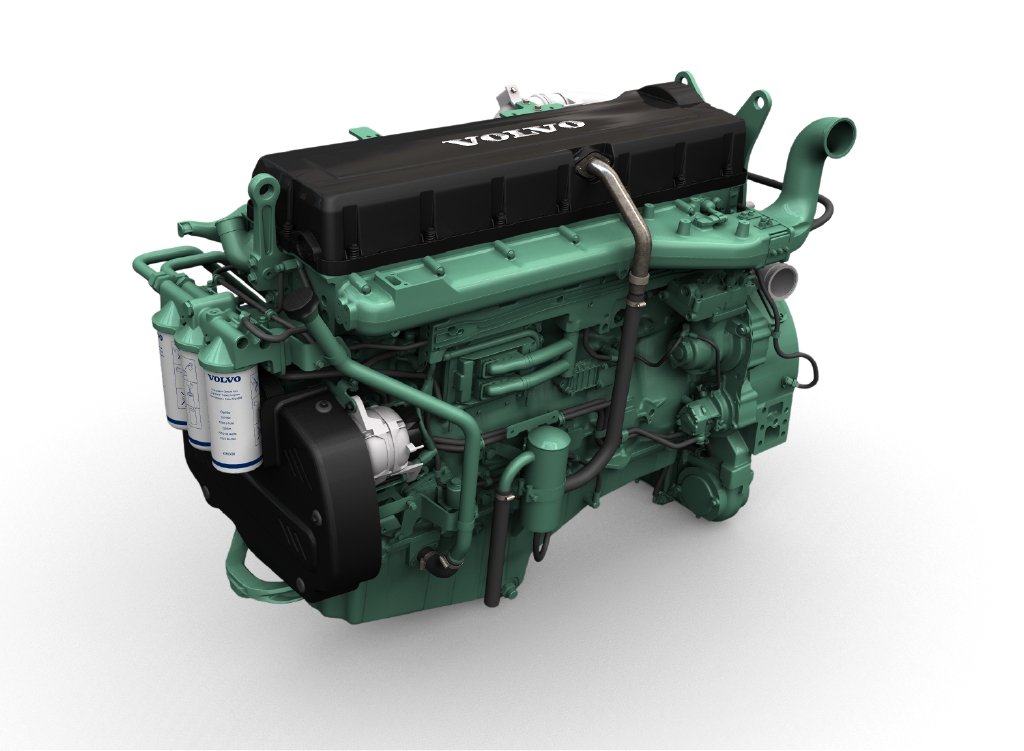Volvo truck engine assembly