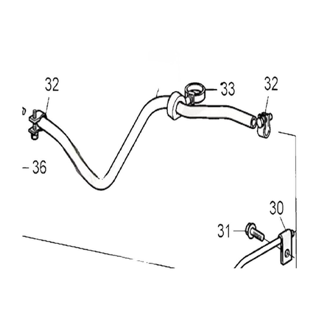 1266870 Suitable for Volvo Penta Fuel Hose 1266870 Construction Machinery Parts