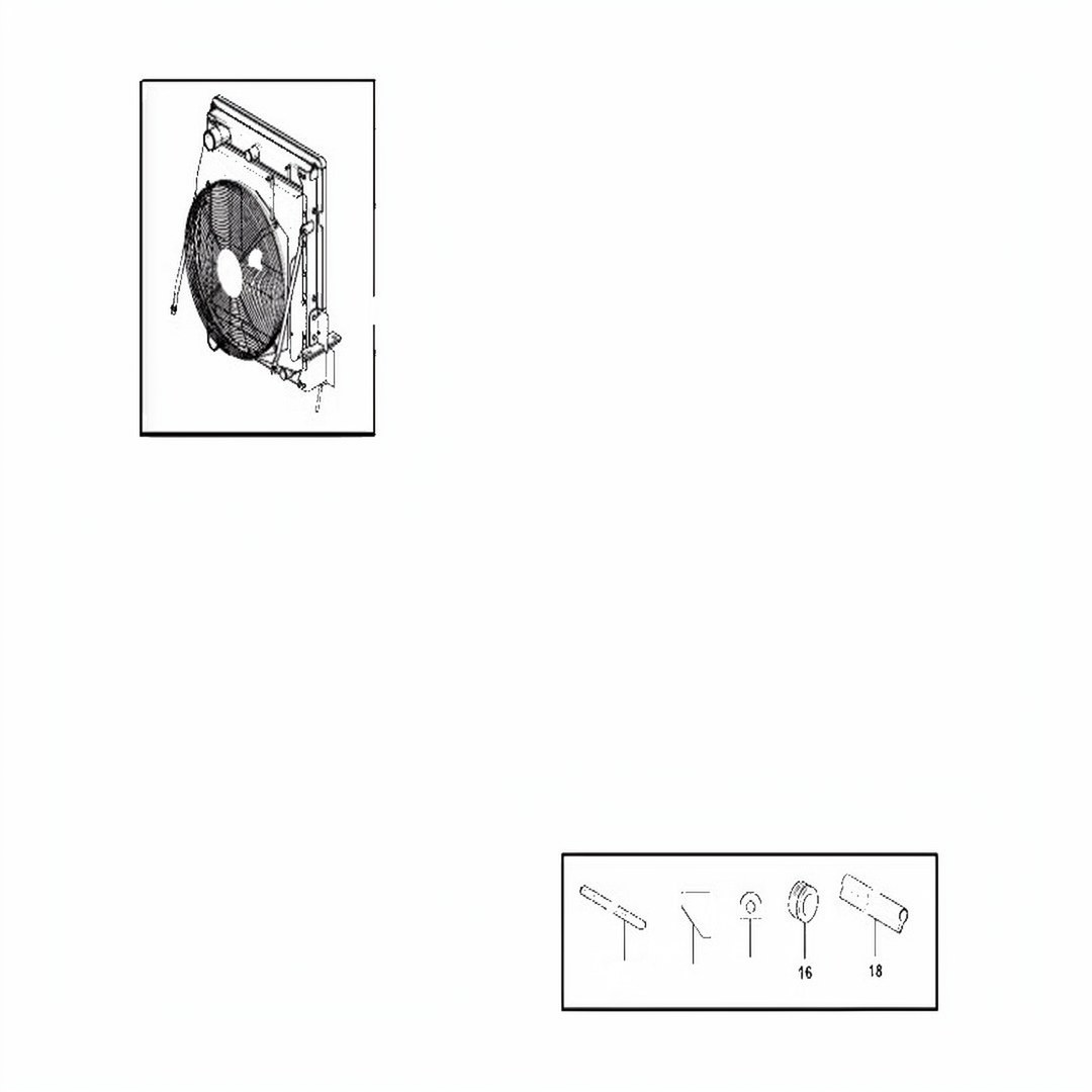 VOE17001801 Radiator Heavy Parts