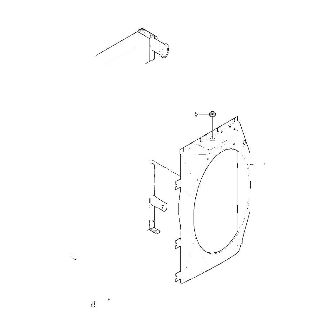 VOE17424911 Charge air Cooler Heavy Parts for EC120D EC140D